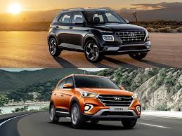 Hyundai venue comes with automatic petrol and manual petrol/diesel engine. Hyundai Venue Vs Creta Specification Comparison Autoportal Length In Mm Compare Models