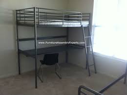 Ikea Metal Loft Bed With Desk Novocom Top