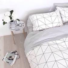 Aesthetic Black And White Checkered Bedding Aesthetic Bedroom Bedroom Decor Grid Home Interior Tumblr Tumblr White Home Decor Bedroom Interior Home