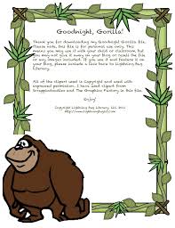 Can the net harness a bunch of volunteers to help bring books in the public domain to life through podcasting? Goodnight Gorilla Printables