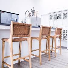 A bamboo counter stool with a swivel seat. Pin On Kitchen