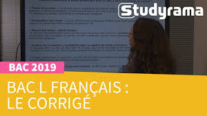 Sur les réseaux sociaux, beaucoup s'offusquent d'ailleurs du culot de la jeune génération. Bac 2019 Corrige De L Epreuve De Francais Anticipee Serie L Youtube