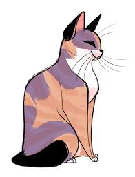 The silhouette of a sitting cat, this scene shows the silhouette of a sitting cat, vintage line drawing or. Daily Cat Drawings
