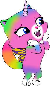 Pin By Ann Pietrzak On Ann 1 Rainbow Butterfly Unicorn Kitten Unicorn Cat Kitty Coloring