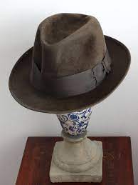 Vintage Mens Hat Fedora Moores Made In London By Lestempsperdus 14 00 Mens Hats Vintage Hats For Men Fedora Hat Men