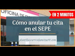 Indice de contenidos como funciona el sistema de citas del sepe solicitar cita previa sepe por internet Como Anular Una Cita Sepe Por Internet En 5 Minutos