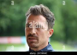 Trainer Thomas Stamm (Freiburg) beim Trainingsauftakt SC Freiburg II, 3.  Fußball-Liga DFL REGULATIONS PROHIBIT ANY USE OF PHOTOGRAPHS AS IMAGE SEQU  Stock Photo