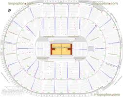 Sap Center Nba Basketball Tournament Game Seating Map