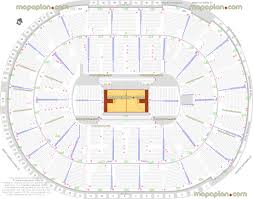 sap center nba basketball tournament game seating map