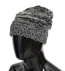 Black And White Beanie Black White Wool Winter Beanie Winter Beanie Wool Winter Dolce Gabbana Hats
