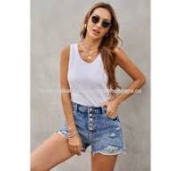 Hot short jeans top with price New Arrivals