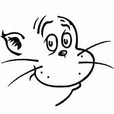 Cat Hat Face Machine Embroidery Design 4x4 5x7 6x10 Instant Download Seuss Crafts Coloring Pages Dr Seuss Crafts