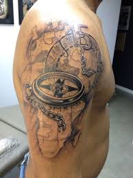 Schreiben sie die erste kundenmeinung. Kompass Tattoo Alte Weltkarte ã‚³ãƒ³ãƒ'ã‚¹