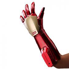 They feature blue repulsor rays on each palm and white stabilizer discs on the back of each gauntlet. The Avengers Iron Man Stark Gauntlet Glove Led With Laser Cosplay Home Import World