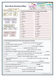 Basic Noun Forming Suffixes Worksheet Free Esl Printable Worksheets Made By Teachers Suffixes Worksheets Nouns Worksheet Nouns
