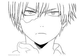 Boku No Hero Academia Coloring Pages Anime Lineart Horse Coloring Pages Coloring Pages