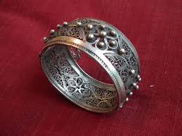 Beau Bracelet Ouvrant Argent Filigrane Nord Maroc Region D Essaouira Ebay Moroccan Jewelry Traditional Jewelry Jewelry