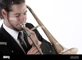 Trombonist hi-res stock photography and images