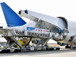 Take a look how it carry all the boeing 787 components to build the b787 dreamliner. Boeing Dreamlifter Oversized Cargo Plane Flew Its First Covid 19 Mission