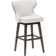 Costway bar stool, modern swivel adjustable armless barstools, counter height pu leather bar stools for kitchen dining living bistro pub counter back bar stools, set of 2, gray and white. The Ariana Swivel Bar Stool Is An Elegant And T Bar Stools Swivel Bar Stools Counter Stools