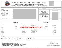 The admit cards will be released today, april 29, at 9 pm, on the official website, bie.ap.gov.in. Ap Inter 2nd Year Hall Tickets 2021 Download Ap Senior Intermediate Hall Ticket Bie Ap Gov In