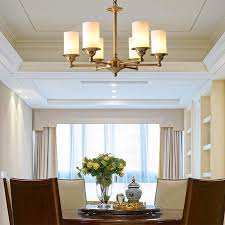 Rustic Vintage Pendant Light With Brass Body White Glass Lampshade Sofary