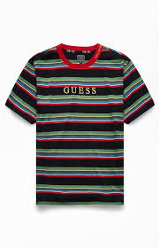 Guess Dylan Stripe T Shirt Stripe Tshirt Guess Shirt Shirts