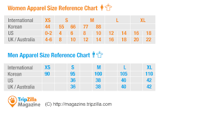 5 korean clothing size chart shoe size chart uk to