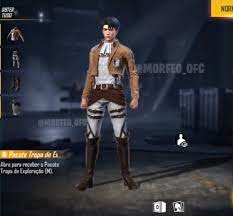 Players will soon be able to join the battlefield wearing the uniforms of survey corps or charge into battle wearing the armored titan costume. Free Fire X Attack On Titan Event Skins Leaked Ginx Esports Tv