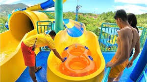 Water & amusement parks in penang island. Escape Theme Park In Penang Malaysia Waterslides Tubby Racer Youtube