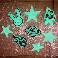 They have a series of jibbitz charms that feature a glowing galaxy with stars, flames. Accessories Bad Bunny Crocs Glow In The Dark Jibbitz Charms Poshmark