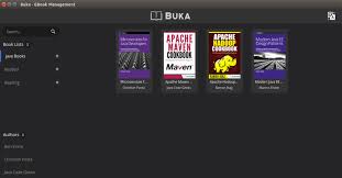 Buka An Excellent Ebook Management For Linux
