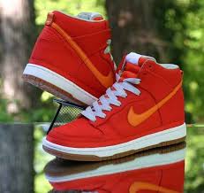 Nike Dunk High Supreme Orange Blaze Mndrn Ntrl Grey White 324759 881 Size 8 Nike Skateboardingbasketball Nike Dunks Nike Dunk High Nike