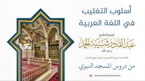 9 أسلوب التغليب في اللغة العربية الشيخ عبدالقادر شيبة الحمد رحمه الله Youtube