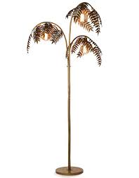 Antique Gold Palm Leaf Floor Lamp Hanaley Interiors Gold Floor Lamp Tropical Floor Lamps Floor Lamp