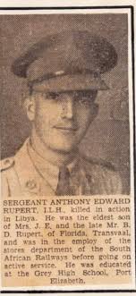 Remembrance of South African soldiers at the Battle of Bardia in World War 2