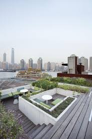 The Waterhouse At South Bund By Nhdro Buildipedia Rooftop Design Green Roof Roof Garden