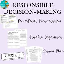 You will gain knowledge and skills in: Responsible Decision Making Worksheets Teaching Resources Tpt