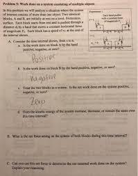 Solved Problem 5 Work Done On A System Consisting Of Chegg Com