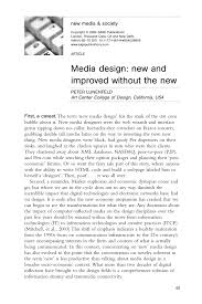 Designpedia pdf es uno de los libros de ccc revisados aquí. Pdf Media Design New And Improved Without The New