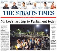 Stay in the know with the straits times. Remembering Lee Kuan Yew The Straits Times Full Print Coverage Singapore News Top Stories The Straits Times