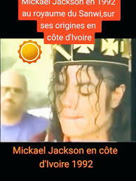 Mickael Jackson et le Sandwich en Côte d'Ivoire en 1992