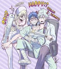 shiraishi urara, yamada ryuu, and miyamura toranosuke (yamada-kun to 7-nin  no majo) drawn by yoshikawa_miki | Danbooru