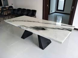 White Marble Panda White Marble Dining Table Australia Supplier Suppliers Supply Supplies Dining Table Marble Marble Dinning Table Granite Dining Table