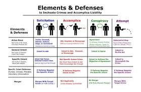 Inchoate Crimes Elements Defenses Visual Law Library Studying Law Law School Life Law School Prep