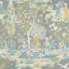 Brunschwig Fils Lodi Garden Grey Wallpaper Grey Wallpaper Lodi Gardens Wallpaper