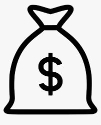 White iphone photo hd image phone, technology, design, apple, phone sale. Money Bag Transparent Background Money Clipart Black And White Hd Png Download Transparent Png Image Pngitem