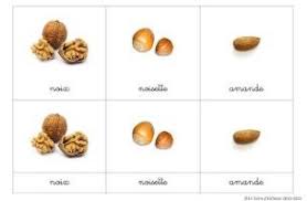 Cartes De Nomenclature Pour Les Fruits Et Les Legumes En Terre D Enfance Fruit Fruits Fruit A Coque