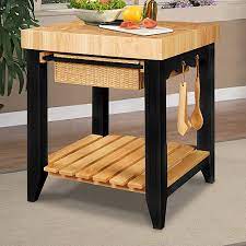 Most are 2 1/2 feet wide, but we also have some narrow 2 foot widths, even some 3 foot widths. Powell Color Story Black Butcher Block Kitchen Island Walmart Com Walmart Com