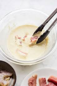 To make your batter, mix the first three ingredients in a mixing bowl, whisking it all together until smooth. Beer Battered Fish Tacos Authentic Baja Style Plating Pixels
